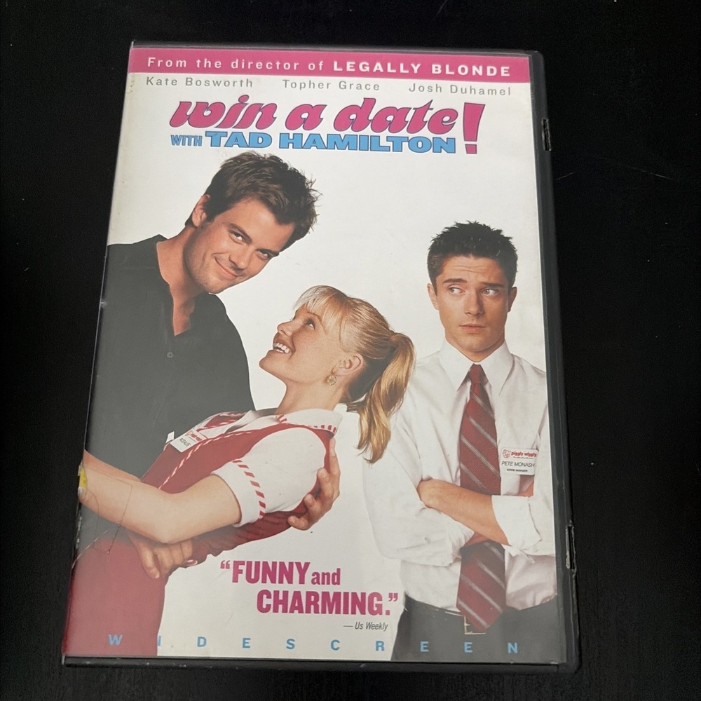 Win A Date with Tad Hamilton! DVD 2004 Widescreen Kate Bosworth Josh Duhamel